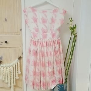 Vintage liz Claiborne cotton silk dress.